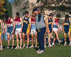 Ned Gallagher at the starting line