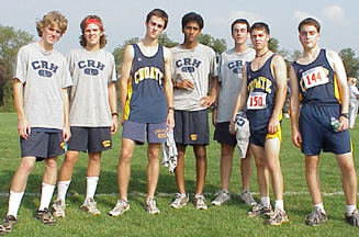 The sixth form contingent representing the team at the Invitational.