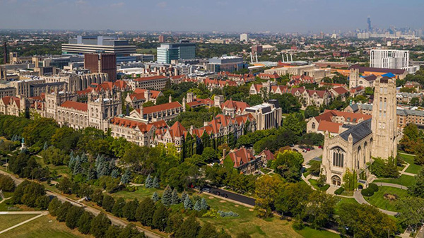 University of Chicago campus in Hyde Park